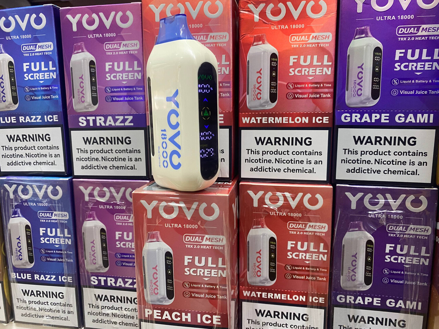 Кликните для увеличения изображения YOVO ULTRA 18000 затяжек, изображение 3