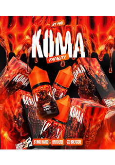 Жидкость КОМА FATALITY 81 MG ULTRA HARD, изображение 1